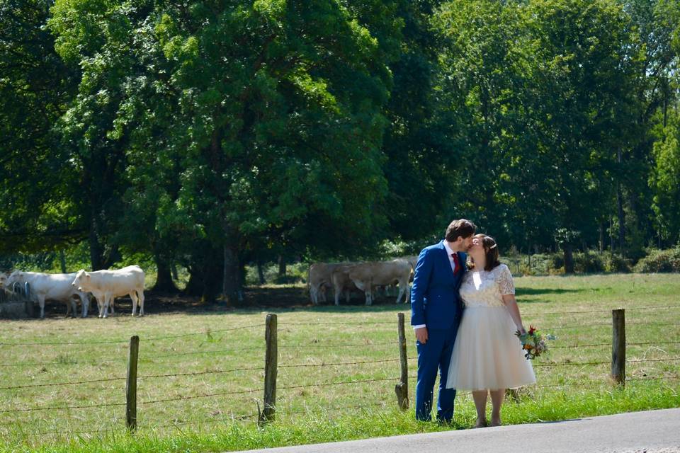 Rustic wedding in France