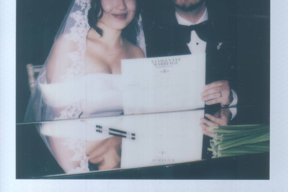 Signing the register