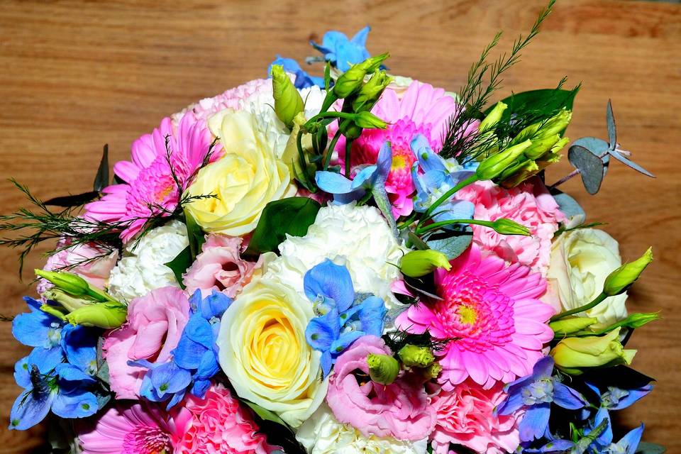 Colourful Bridal Arrangement