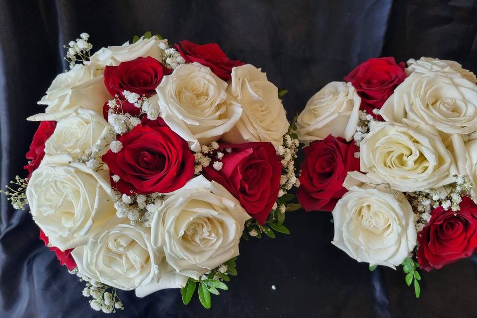 Rose & Gypsophila Bouquets