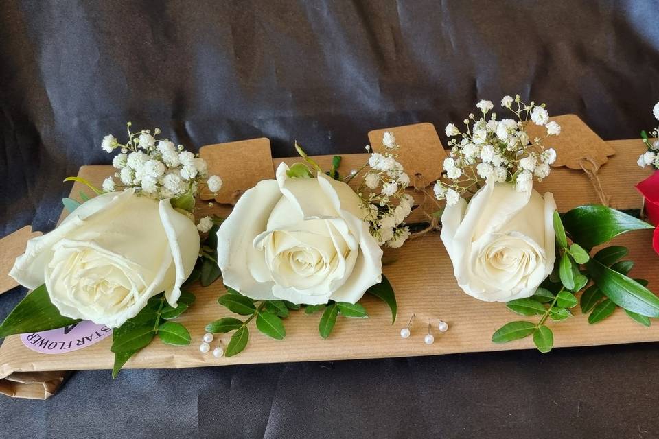 Rose Buttonholes