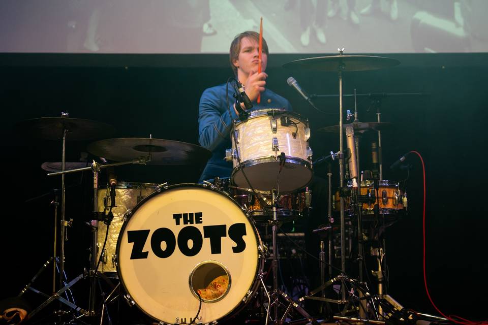 Charlie Gregory on drums