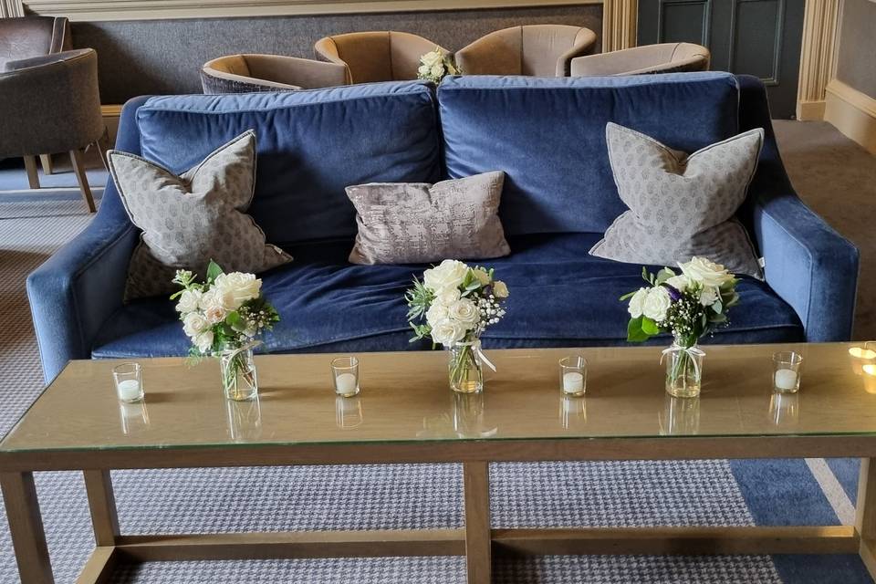 Table Vases for reception