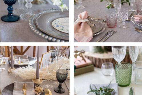 Selection of styled tableware