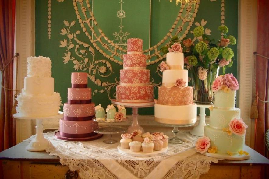 Wedding cakes selection