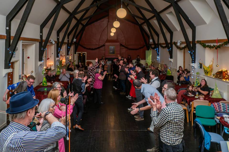 Ceilidh in a Church Hall