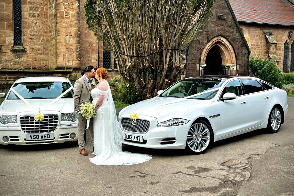 White 300c and jaguar xil