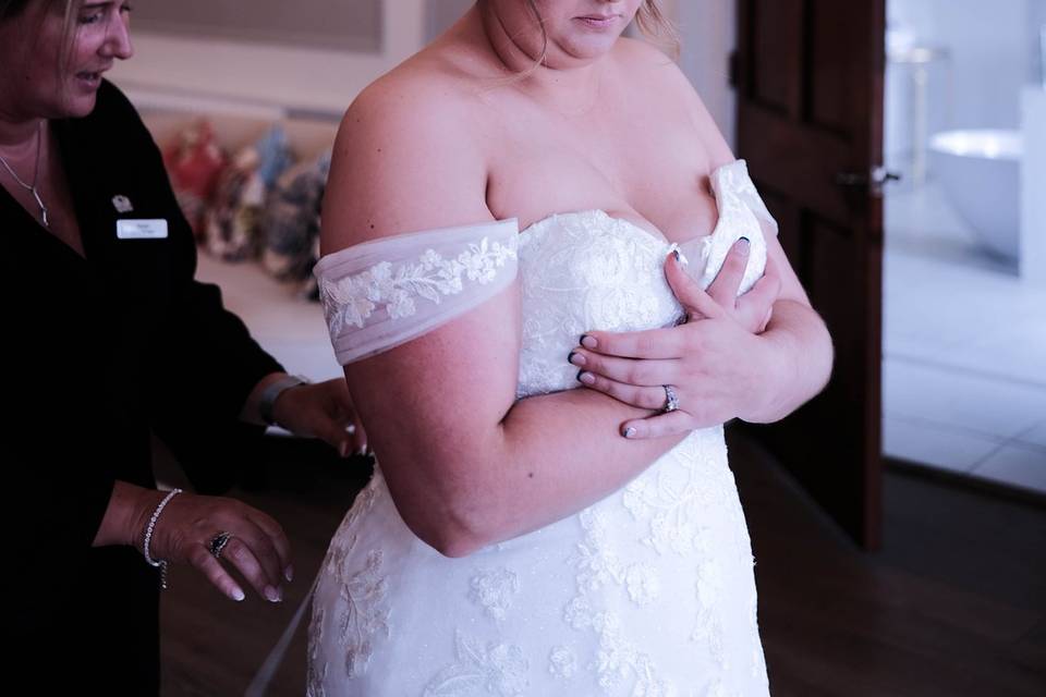 Bride Getting Ready