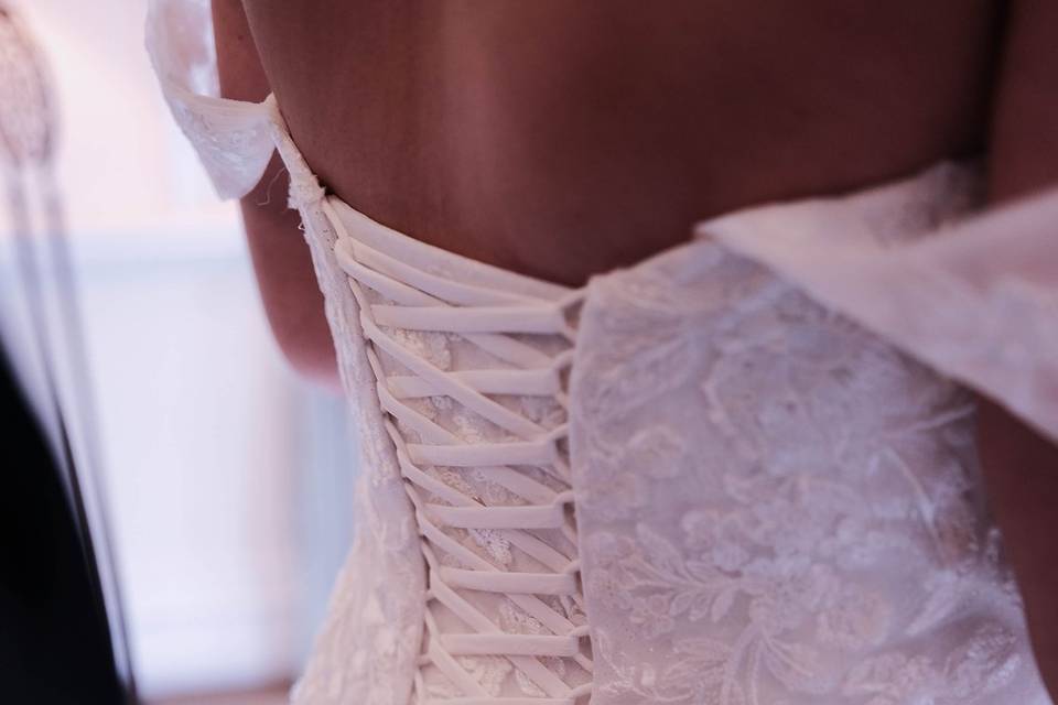 Wedding Dress Detail Shot