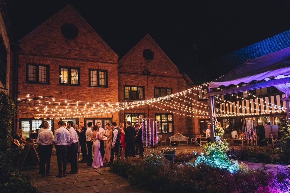 The Courtyard by night