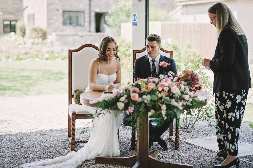 Ceremony in the Pavilion