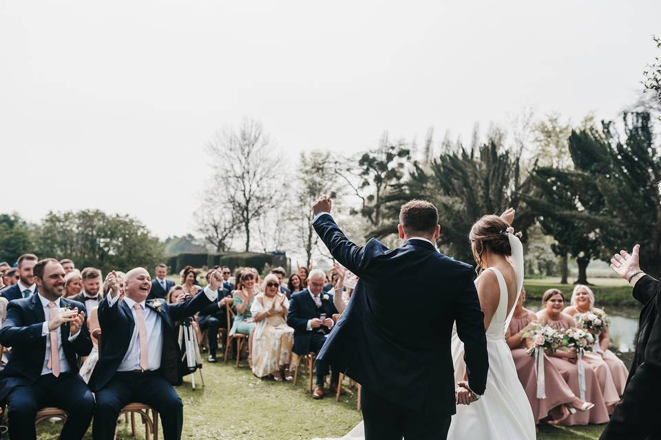 Ceremony in Courtyard