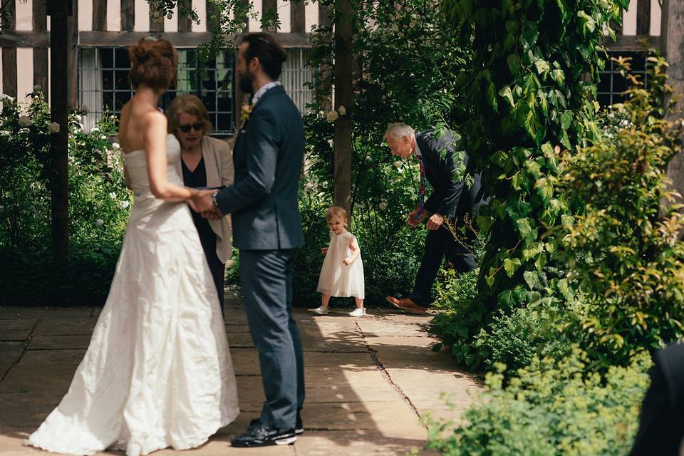 Ceremony in Courtyard