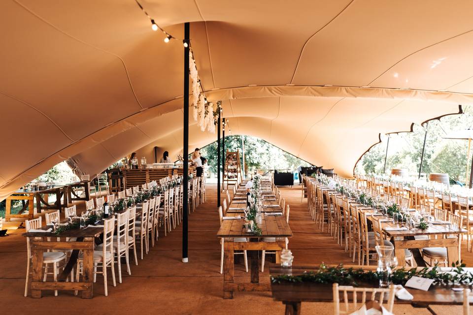 Marquee interior