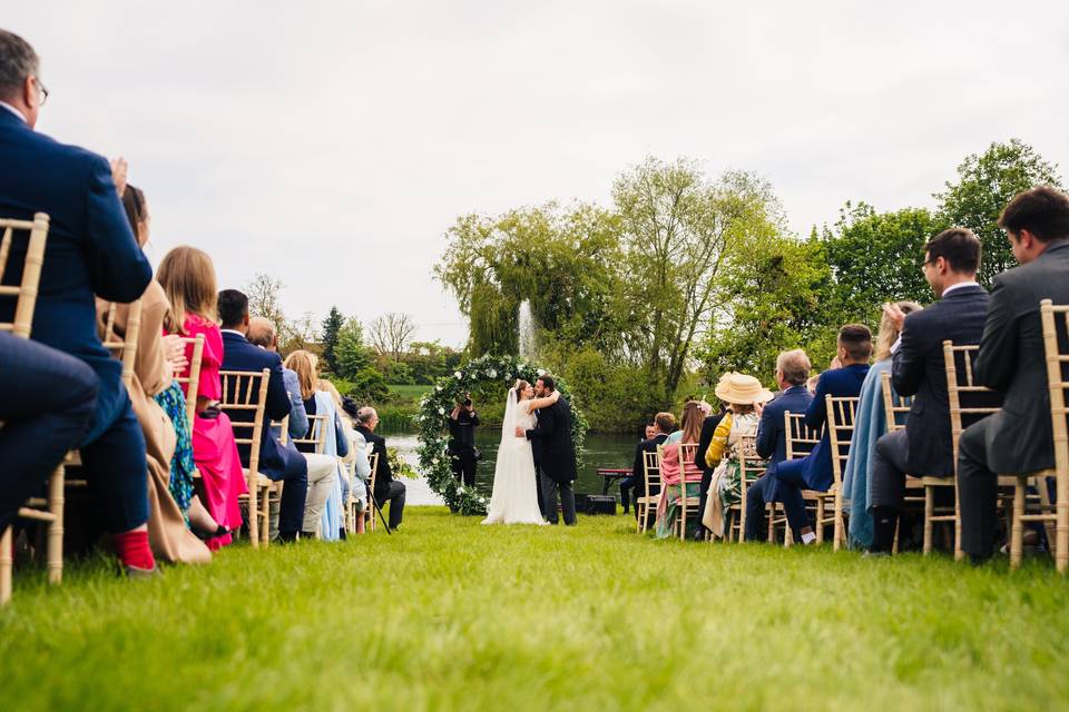 Lakeside ceremony