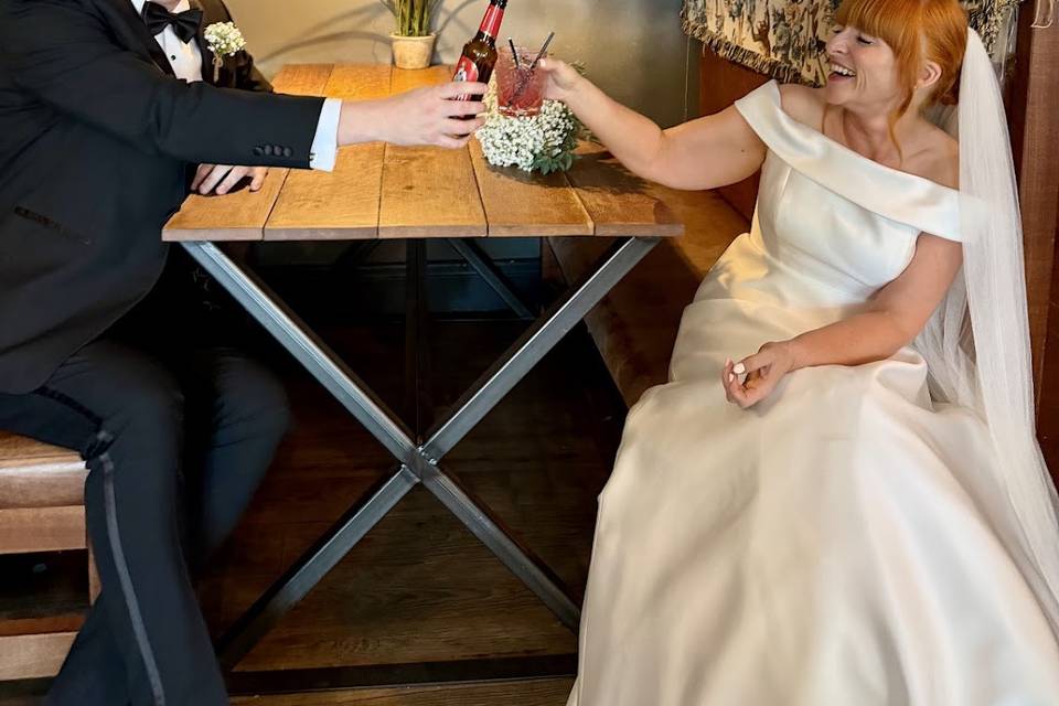 We did it! Cheers!!