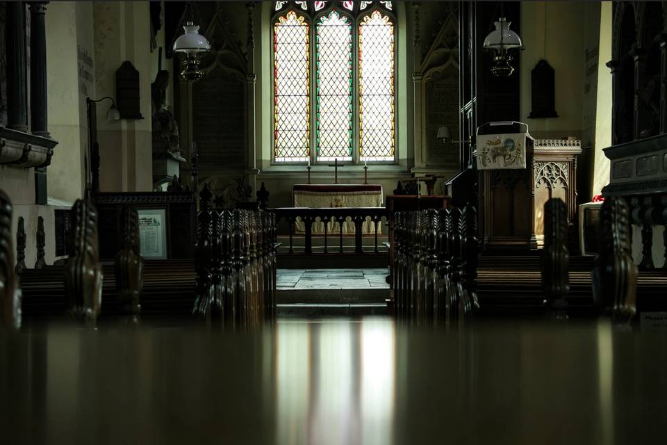 The church reflection