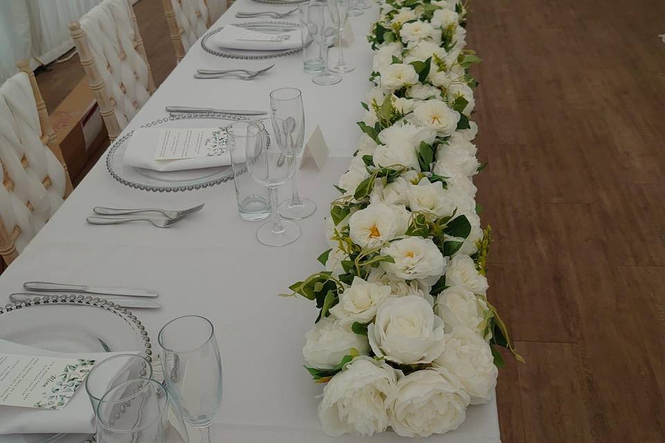 Floral Table Runner