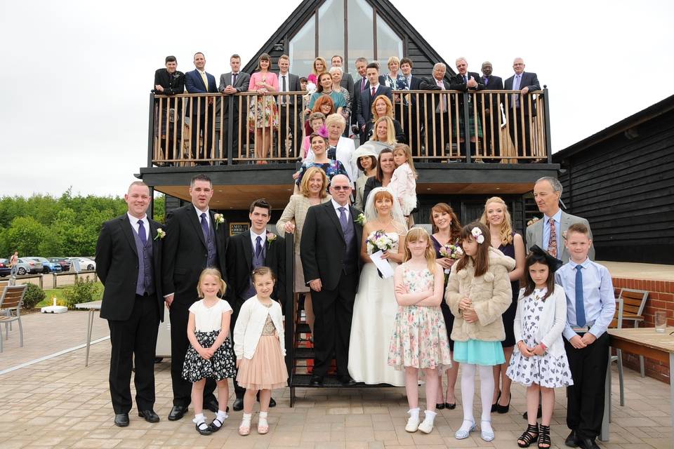 Wedding Party Balcony