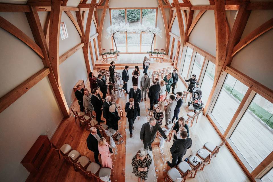 Paul & Victoria at Mill Barn