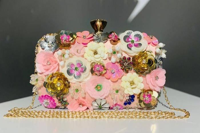 Floral Clutch Bag