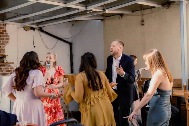 Drinks Reception- party vibes