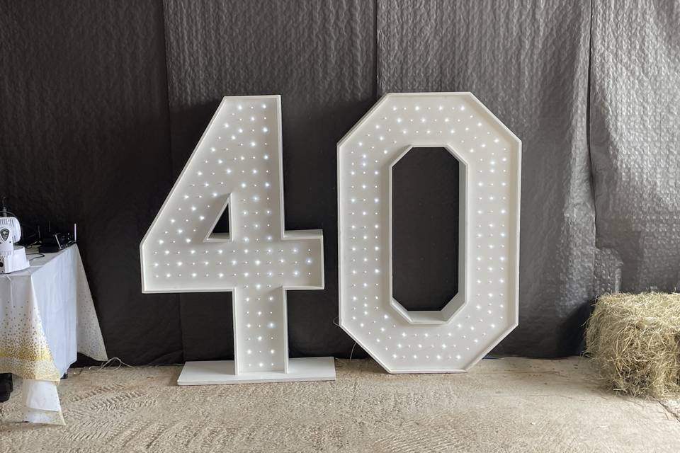 5ft light up numbers