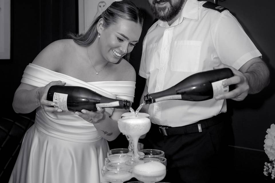 Champagne Tower