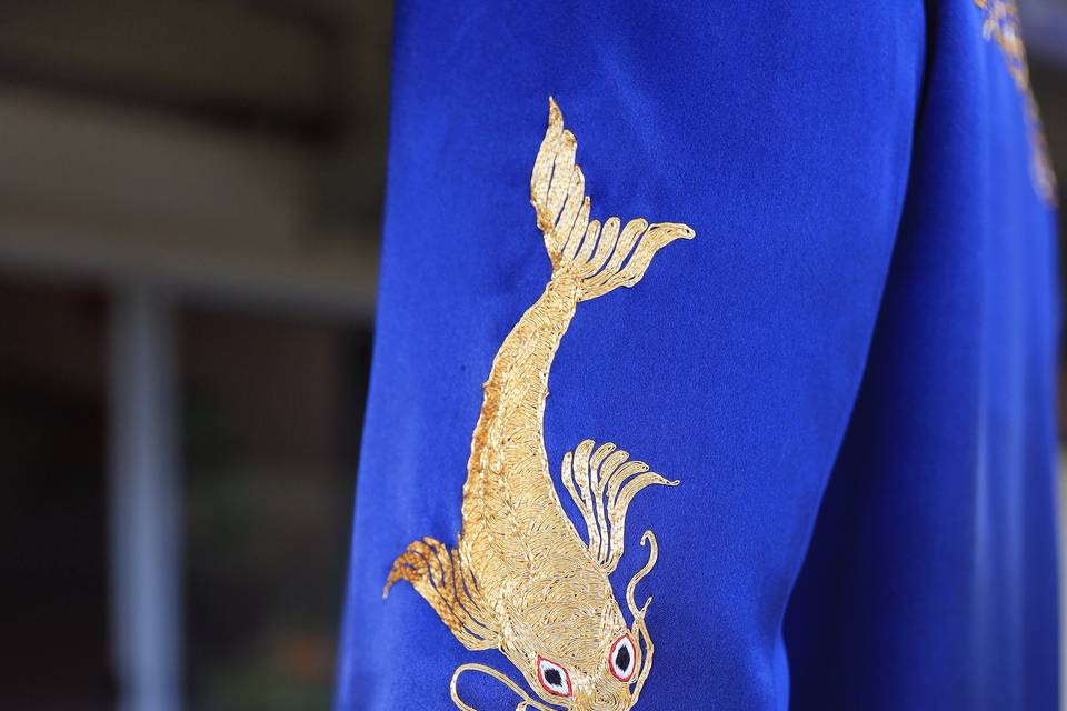 Embroidered Tang Suit