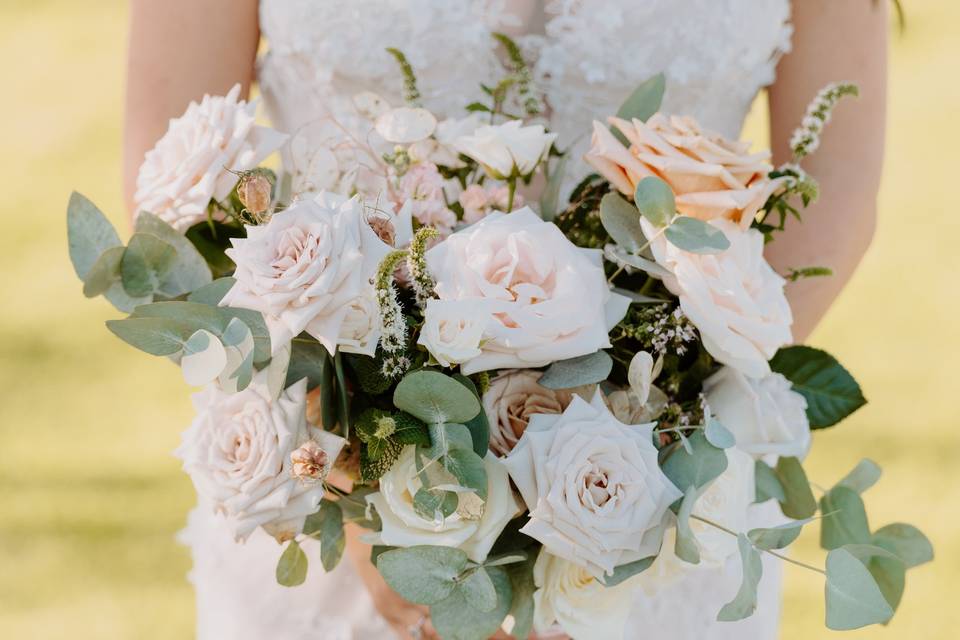 Summer Bridal Rose Bouquet