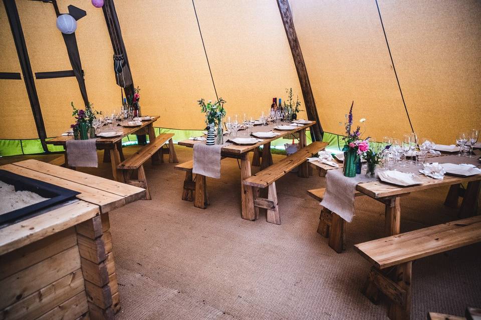 Tipi interior