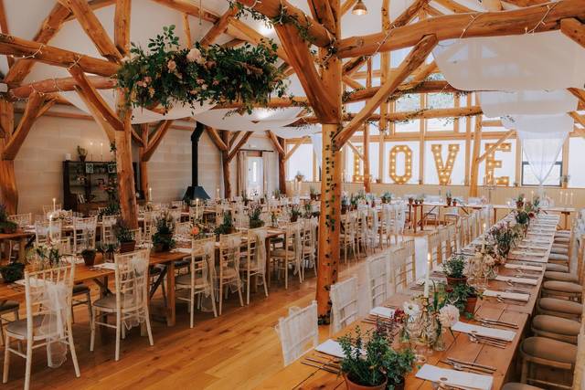 Pole Barn with LOVE letters