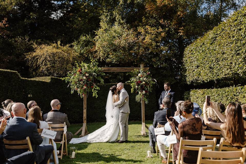 Outdoor ceremony