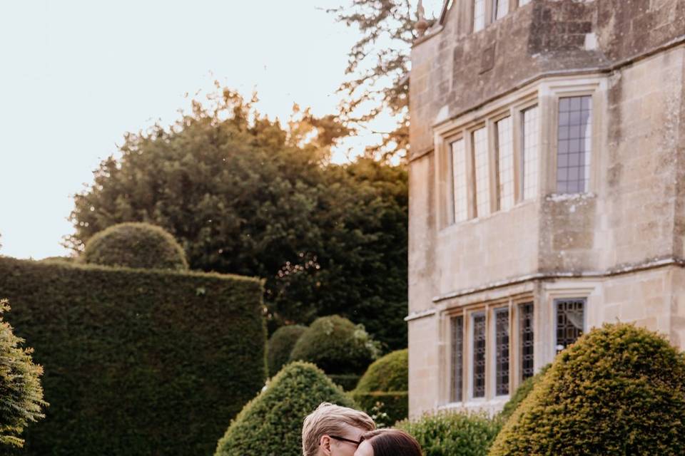 Private moments in the gardens