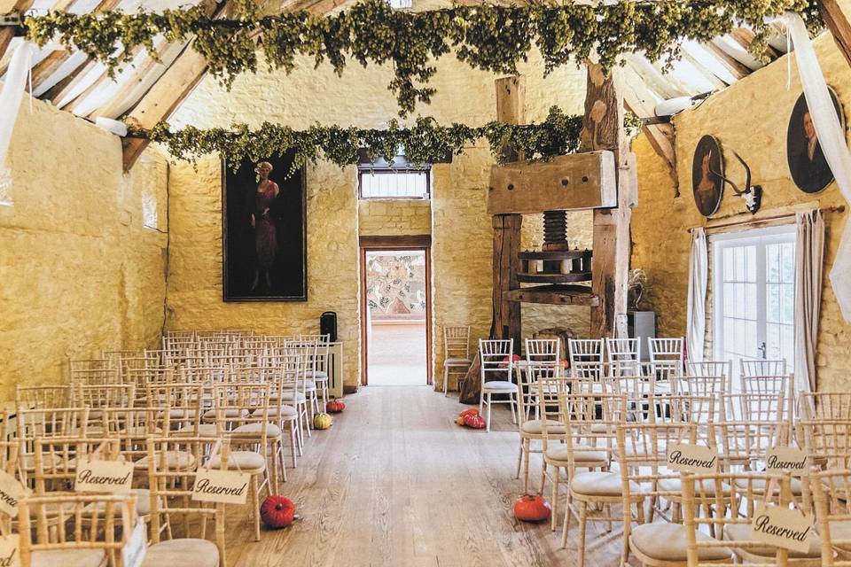 Cyder Barn ceremonies