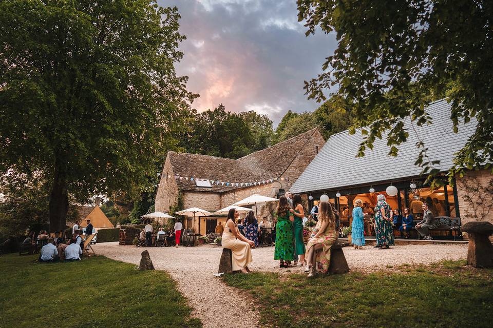 Outdoor festival weddings