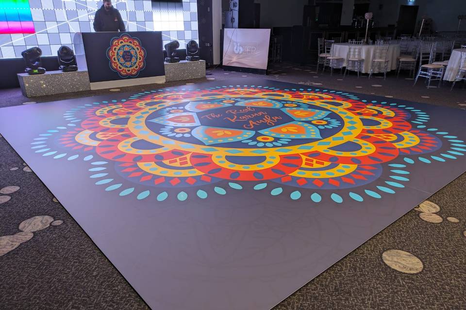 Fully Printed Dance floor 1