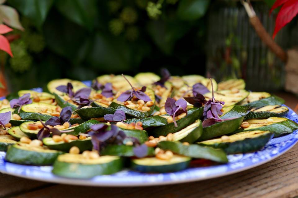 Colourful salads