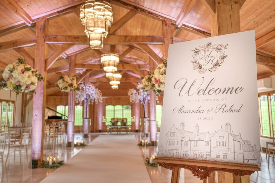 The elegant Ceremony Room