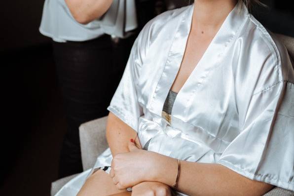 Bride with Red Lips