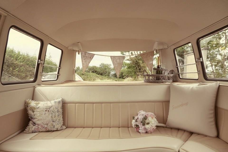 Campervan leather interiors