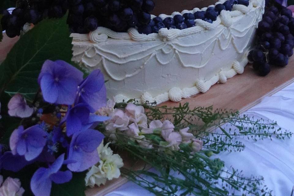 Two Tier Oval Cake