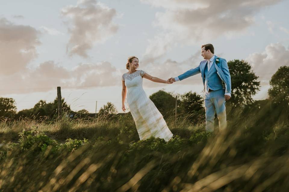 Couple shot at sunset