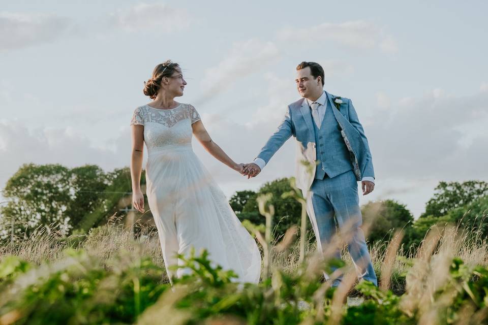 Couple shot at sunset