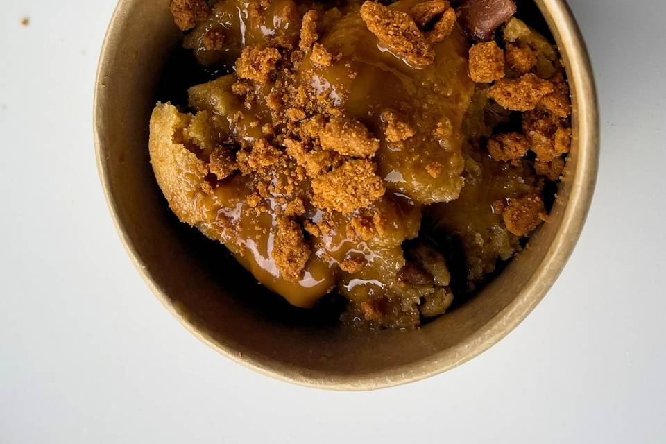Overhead Biscoff Pot