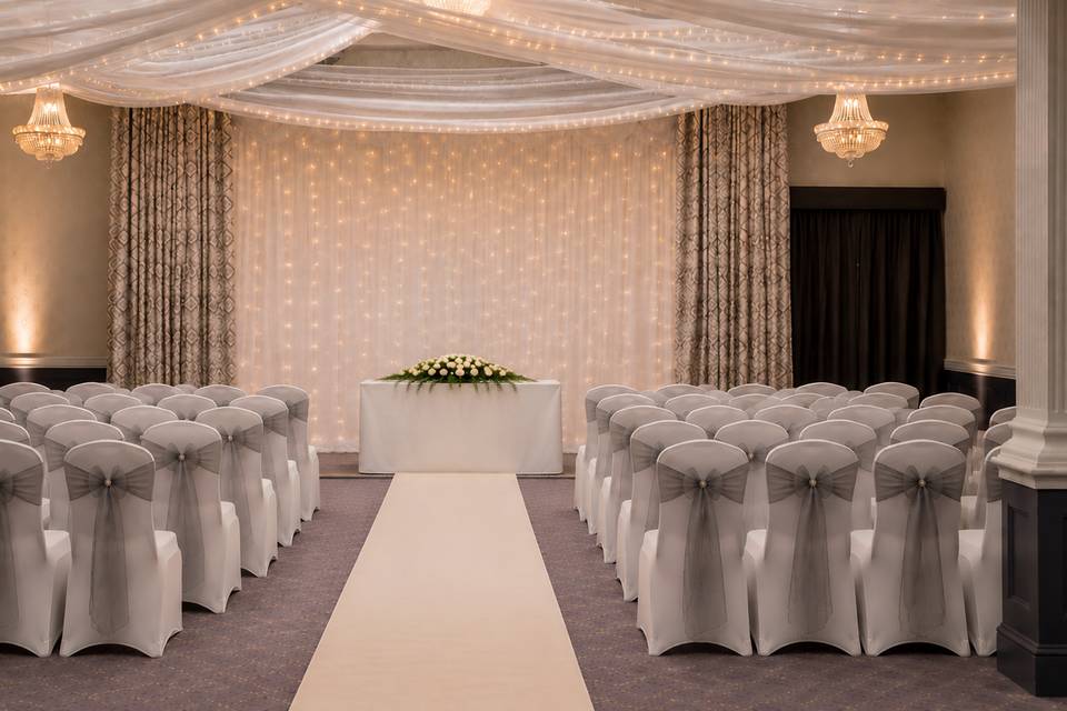Ceremony set up