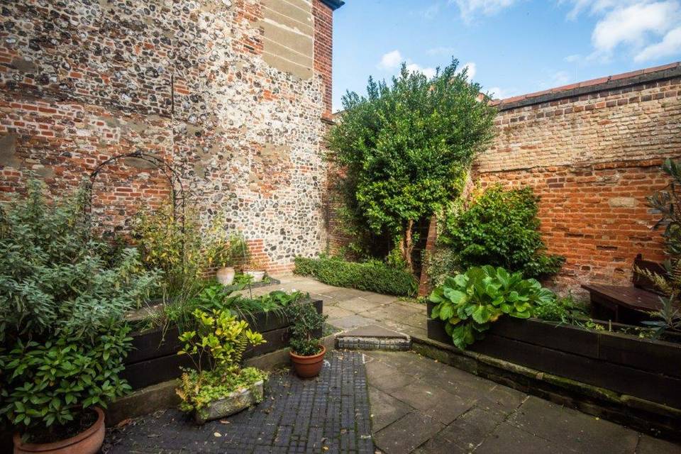 Beautiful courtyard