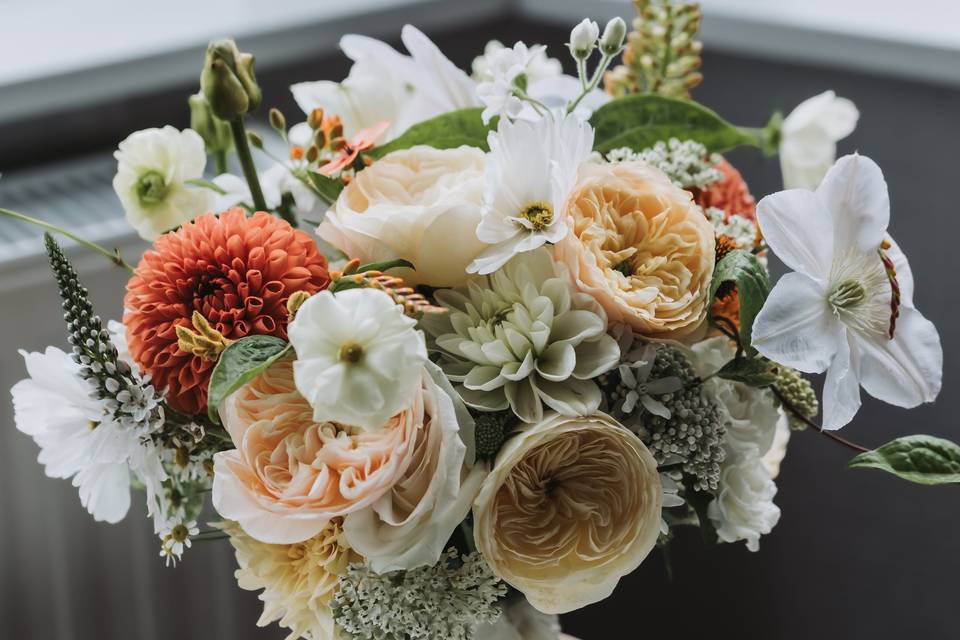 Bridal Bouquet Close Up