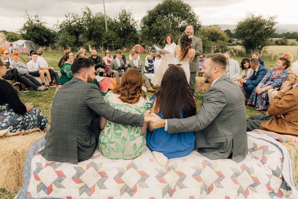 At home festival wedding