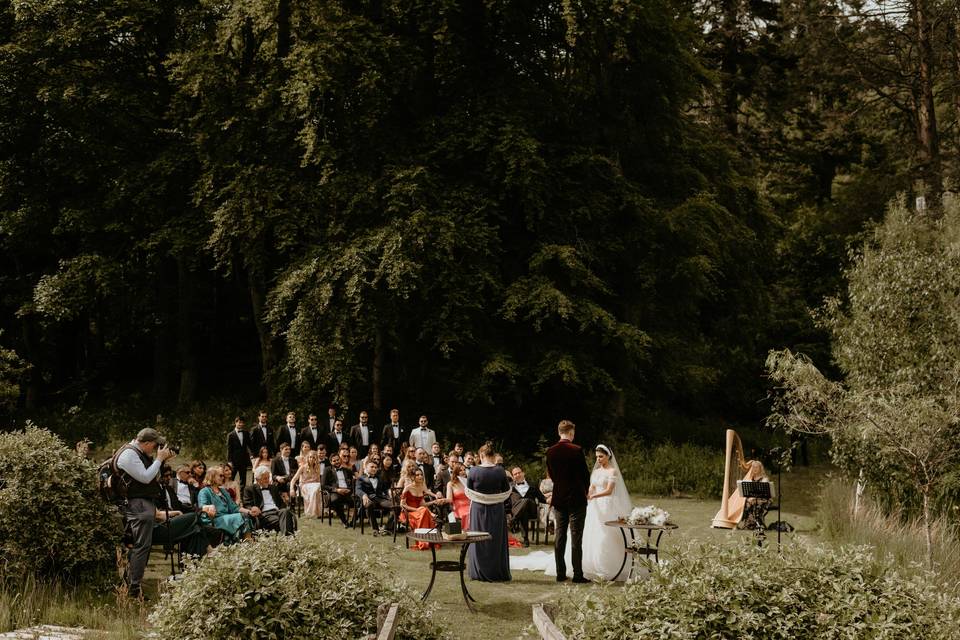 Lakeside wedding